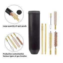 Kit cepillos limpieza pistola doble punta – Nylon y acero inoxidable