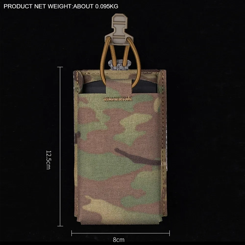 Bolsa táctica Molle Mag para Rifles de pistola de la serie AR, bolsa de revista individual, chaleco de caza Militar portátil, bolsa de cintura, equipo Airsoft - imagen 2
