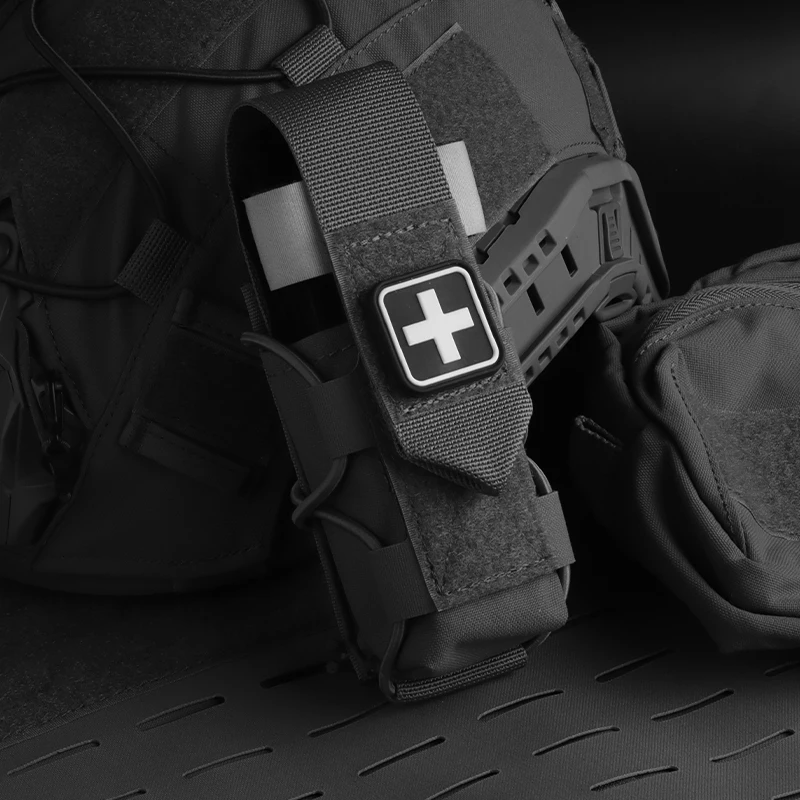 La bolsa de montaje MOLLE de diseño dividido se adapta al soporte de placa de cinturón bolsa de torniquete universal - imagen 2