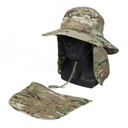 Emersongear BlueLabel Sombrero Táctico Camuflaje Máscara Desmontable