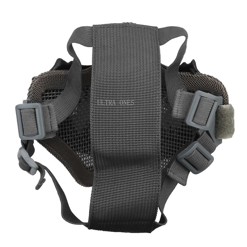 Máscara de media cara táctica Airsoft Wargame, máscaras resistentes a impactos, tiro al aire libre, caza, Lightwieght, Maks, accesorios de Cosplay - imagen 5