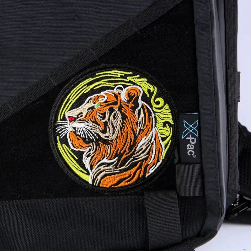 Parche de tigre, insignia bordada de moral táctica, gancho y bucle, mochila militar, ropa, accesorios decorativos, pegatina, brazalete - imagen 5