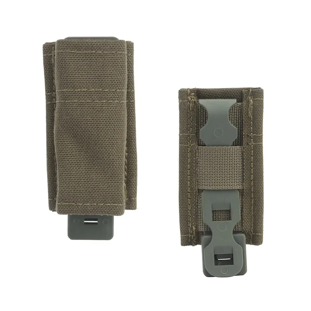Bolsa para revistas de pistola de caza, bolsa individual FAST de 9mm, soporte para pistola de aire de caza doble Mag con clip de soporte de nailon