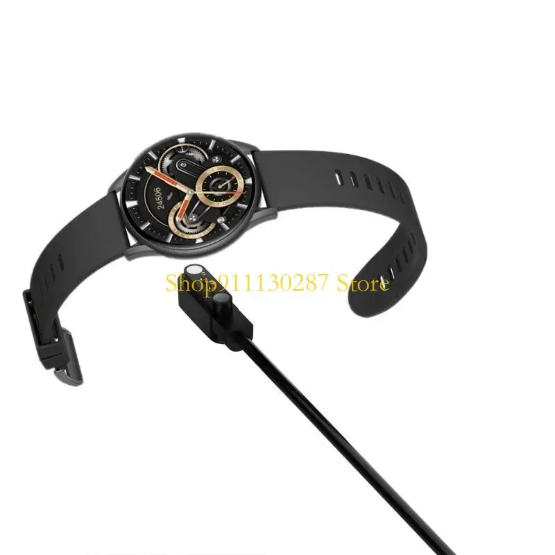J1HC Cable carga USB para cargador reloj inteligente 2 pines para reloj Kieslect K10 K11 - imagen 2