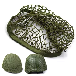 Casco táctico de nailon más grueso, red de camuflaje, tela de malla táctica, accesorio de cubierta para casco