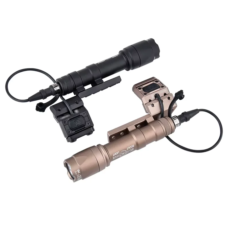 Linterna táctica SureFire M300 SF M600 - LED para caza o exploración - Base desplazada con interruptor UN ModButton - Accesorio para armas de airsoft - imagen 4