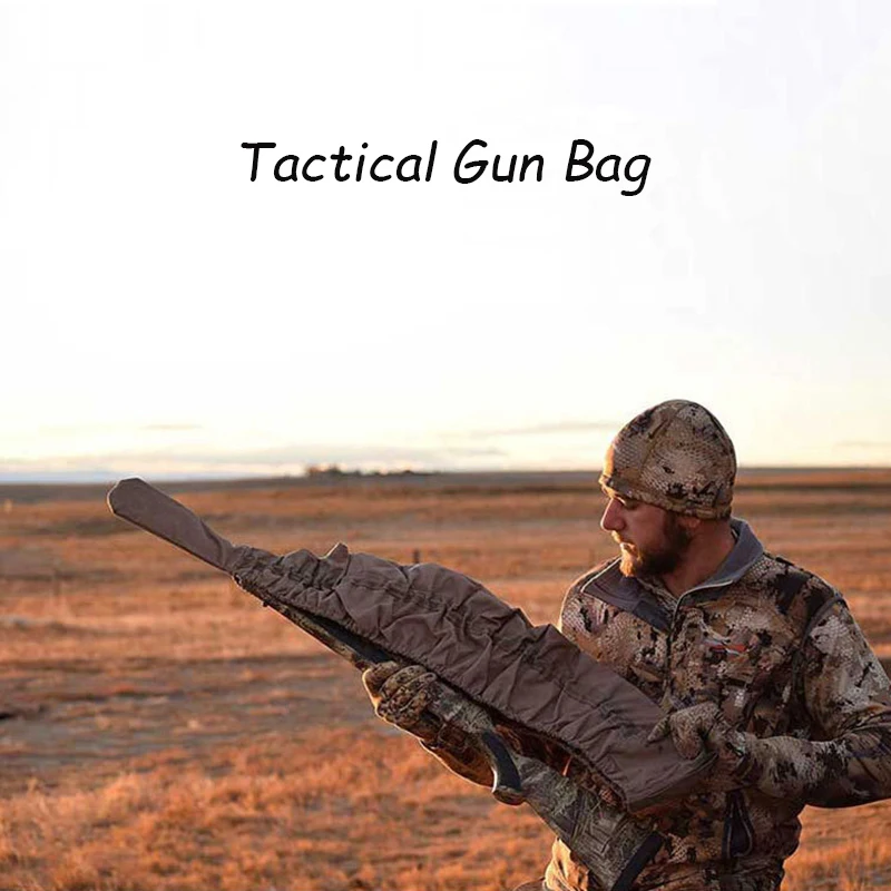 Funda de nailon para pistola de caza, bolsa táctica para pistola, Rifle de francotirador, funda Airsoft, funda protectora para tiro de Paintball, calcetín para pistola, 115cm-130cm - imagen 5