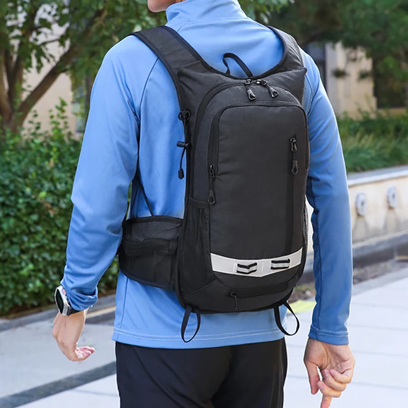 Mochila para deportes al aire libre, bicicleta, ciclismo, correr, senderismo, bolsa de agua, almacenamiento, casco, impermeable, vejiga ultraligera, bolsas ligeras - imagen 4