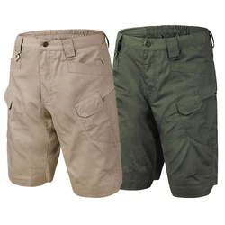 Pantalones cortos cargo tácticos hombre pesca verano secado rápido