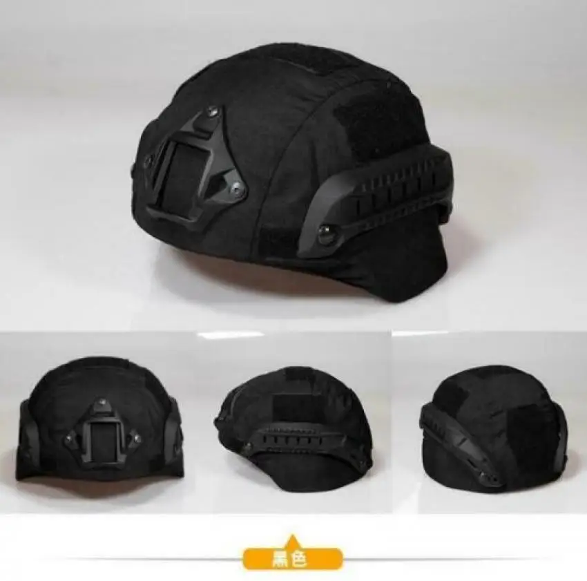 Funda de camuflaje para casco táctico MICH2000, para Paintball de caza - imagen 4