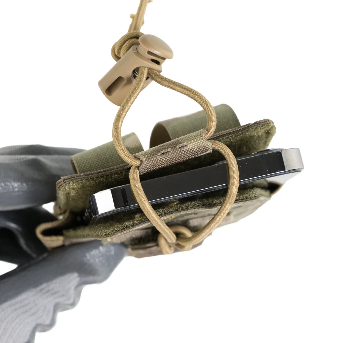 Molle Walkie Talkie Bolsa de cintura con disipación de calor Funda protectora universal para teléfono móvil Bolsa de radio pequeña - imagen 3