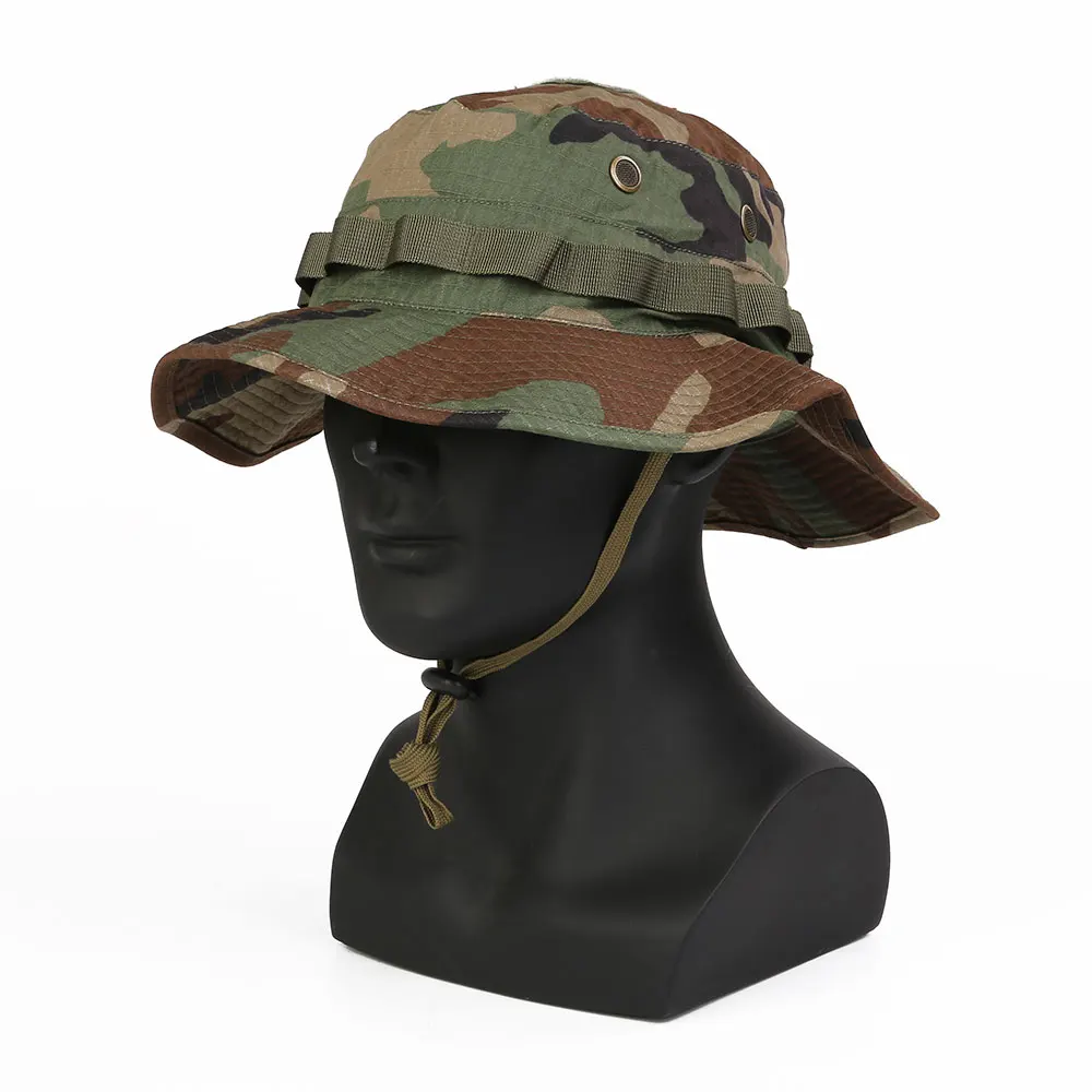 Emersongear Boonie sombrero Camping gorra a prueba de sol Airsoft camuflaje caza sol combate sombreros al aire libre - imagen 3