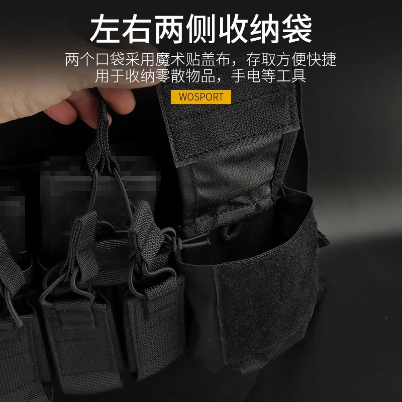 Wosprot-chaleco táctico D3CRX portátil y ligero, bolsa de almacenamiento con función cuádruple de 9mm - imagen 4
