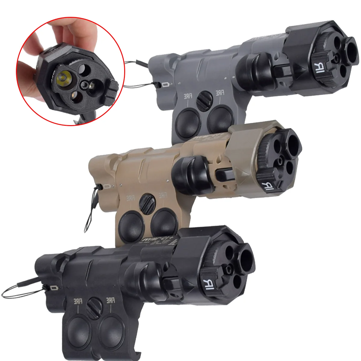 MAWL C1, el más nuevo Combo táctico, punto láser Visible IR, láser de puntería Visible con accesorios de caza EC2