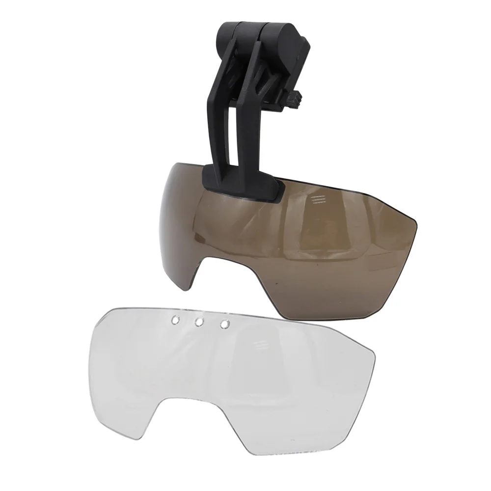 Gafas de protección para casco táctico, lentes transparentes a prueba de viento, antivaho, Airsoft, Paintball rápido, Batlsking, Viper - imagen 2