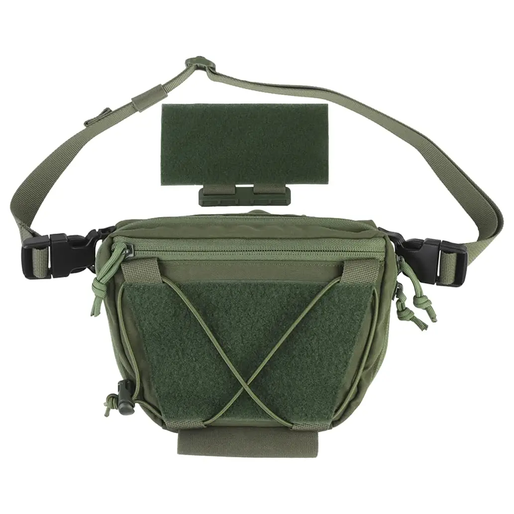 Bolsa de almacenamiento táctica multifuncional, bolsas de fijación de extensión de chaleco, bolsos de hombro, bolsas de administración de herramientas EDC, equipo de caza Airsoft