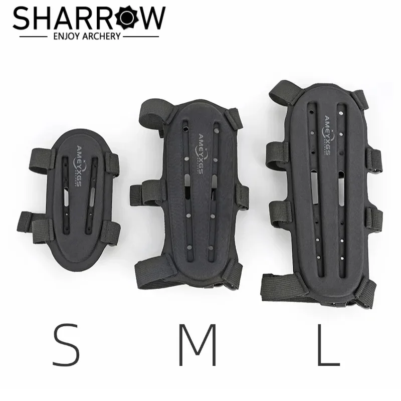 Protector de brazo de tiro con arco, protector de antebrazo seguro ajustable S/M/L, Material de espuma EVA para accesorios de entrenamiento de tiro con arco