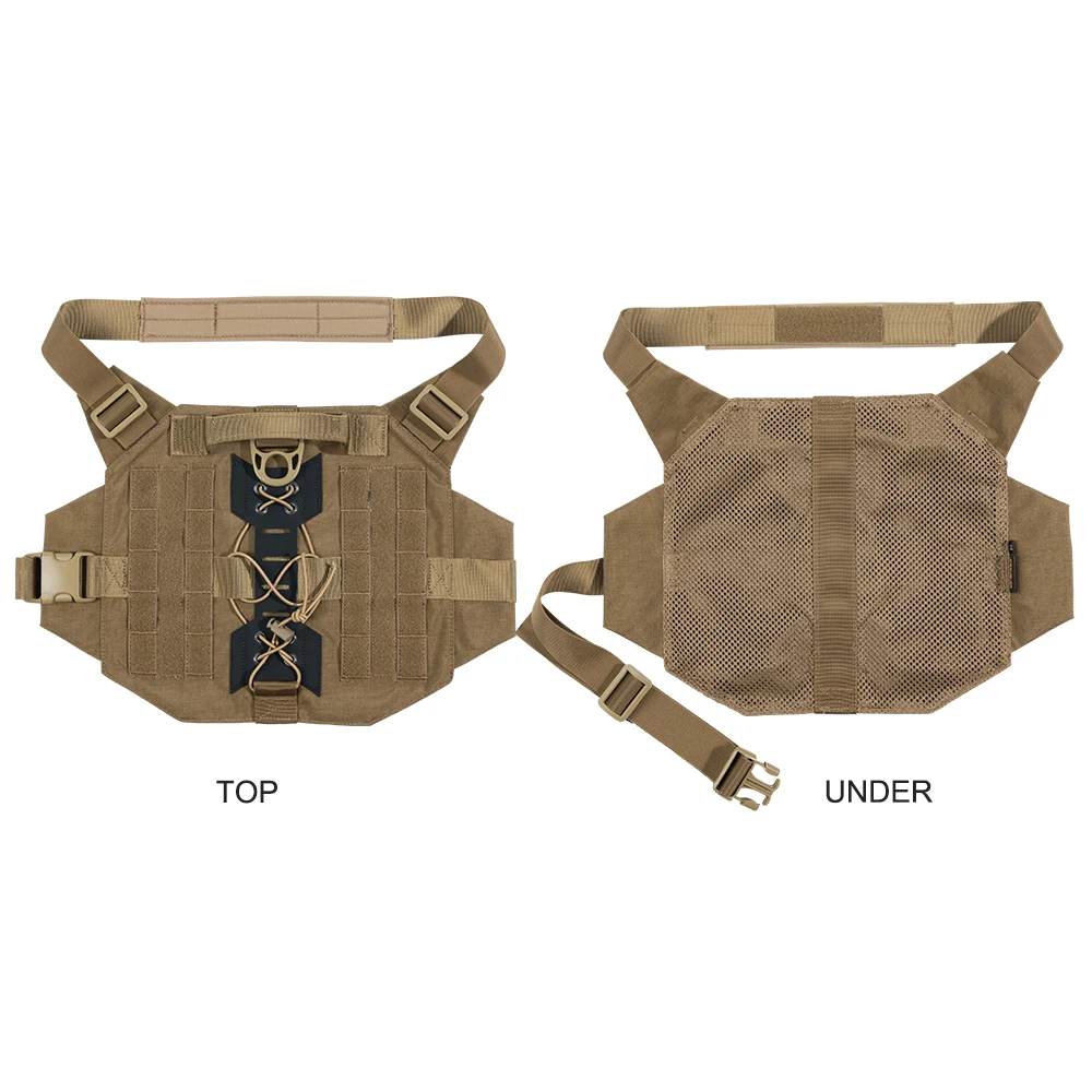 EXCELENTE ELITE SPANKER Arnés táctico para perros Chaleco de entrenamiento para perros Arnés para perros de policía para perros grandes, medianos y pequeños - imagen 4