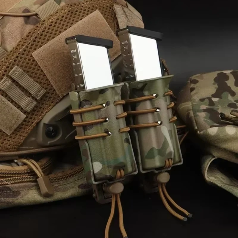 ERQYGRA revista táctica 9mm doble bolsa de caza Urban Mag CS tiro al aire libre juego de guerra accesorios Airsoft equipo de Paintball - imagen 5