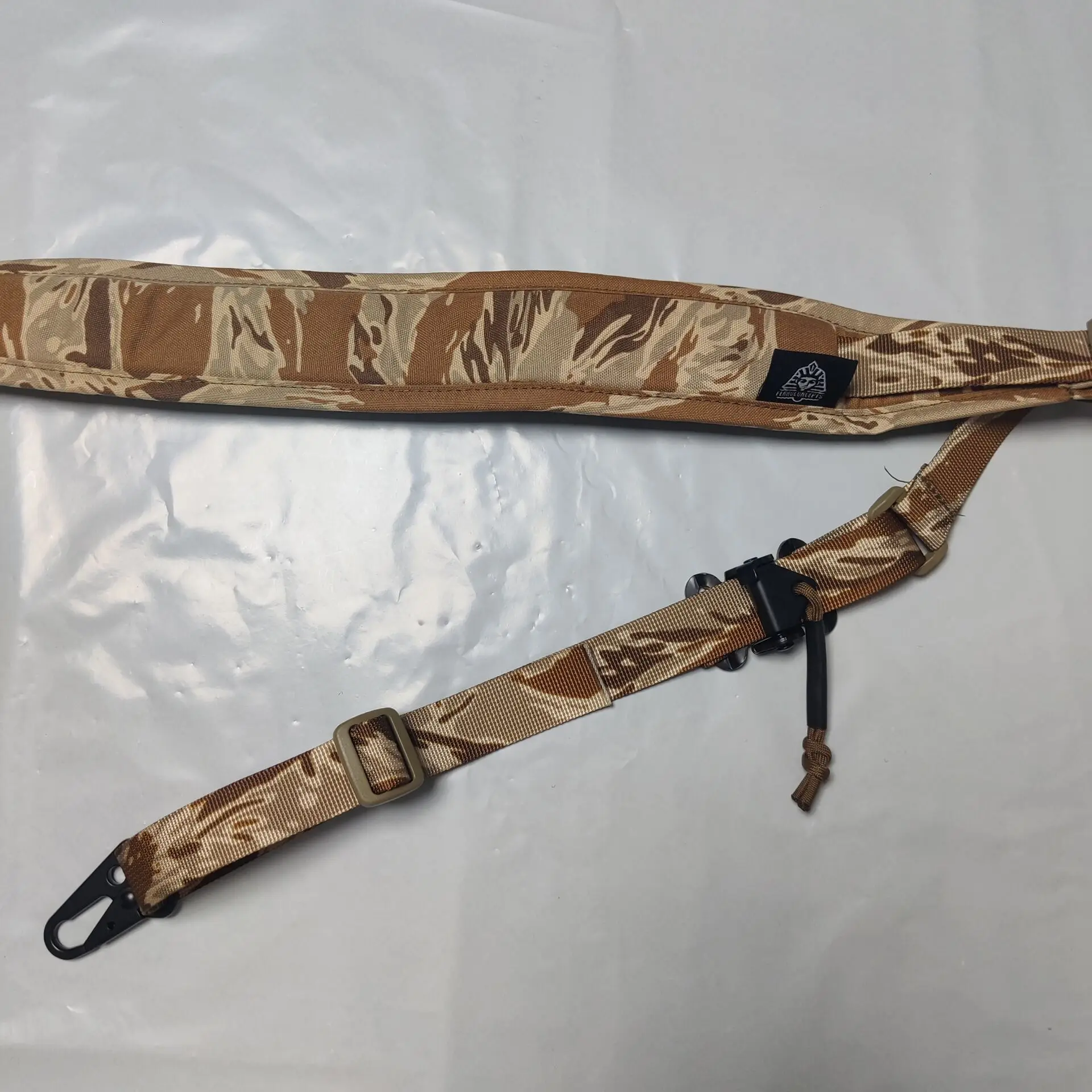 Cinturón de nailon para exteriores, correas de eslinga, tirantes, cuerda ajustable para Rifle rápido ﻿ Liberar eslinga ajustable - imagen 5