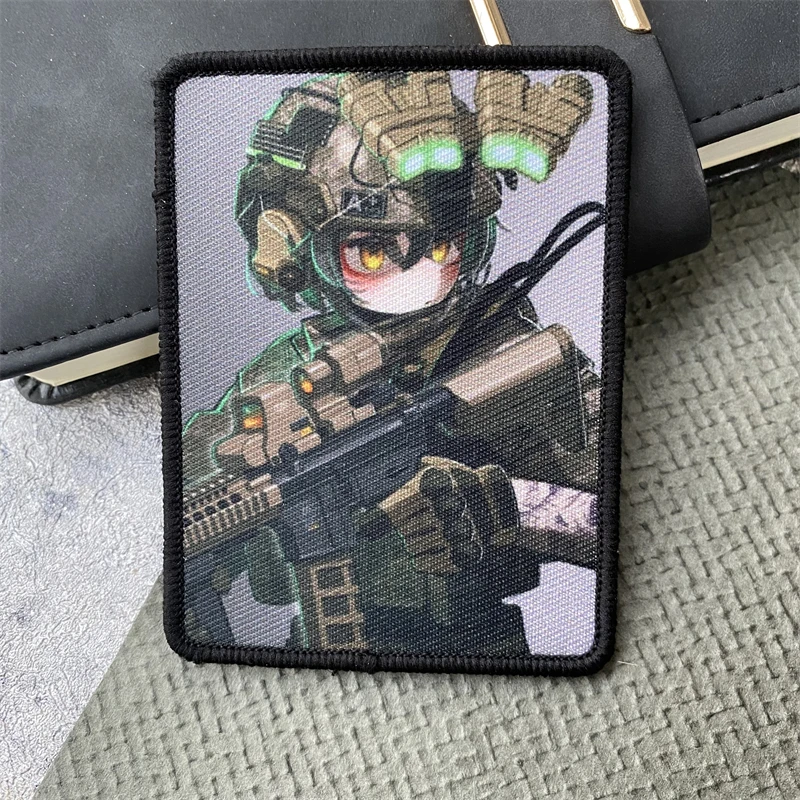 Special Forces Morale Badge Patch Military Animation Tactical Funny Armband Hook and Loop Outdoor Backpack Clothes Stickers - imagen 5