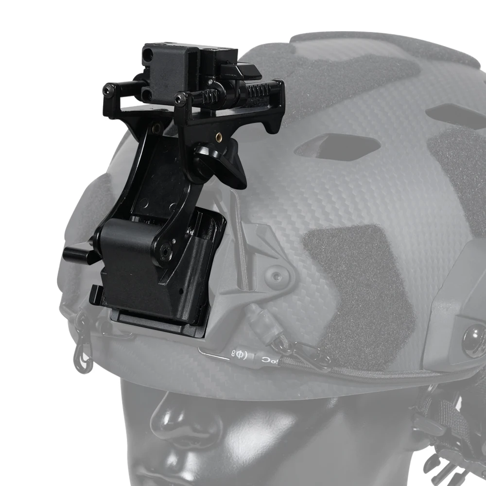BOOIU-gafas tácticas de visión nocturna, bloque adaptador deslizante para montaje en casco, simulaciones militares para juegos de Paintball PVS14/PVS7 - imagen 3