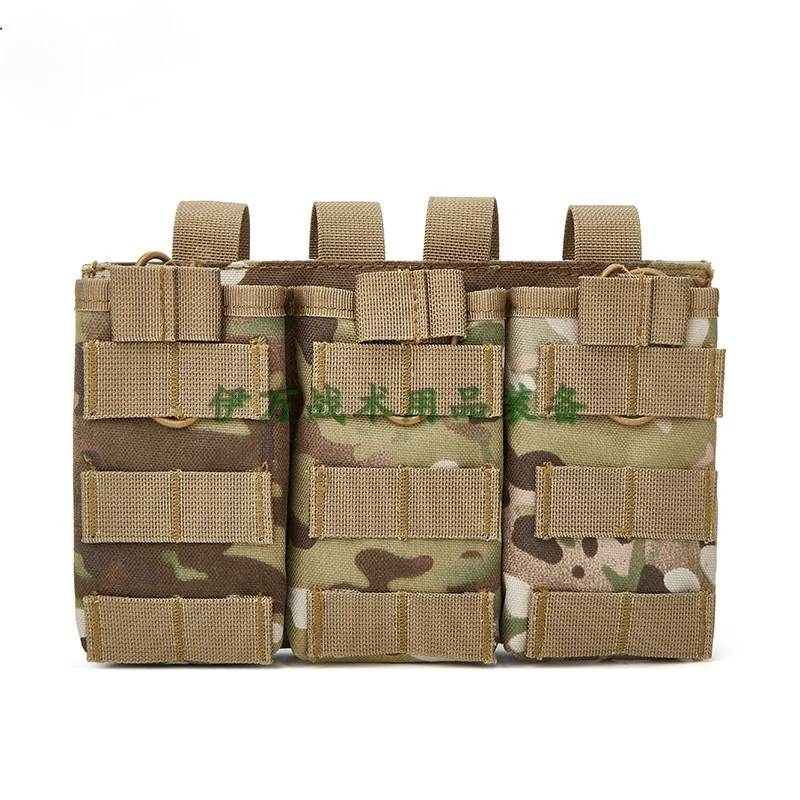 Paquete de accesorios 1000D Tactical EMR Dark Night Camouflage Fg Army Fan Triple Bag G36 Molle - imagen 2