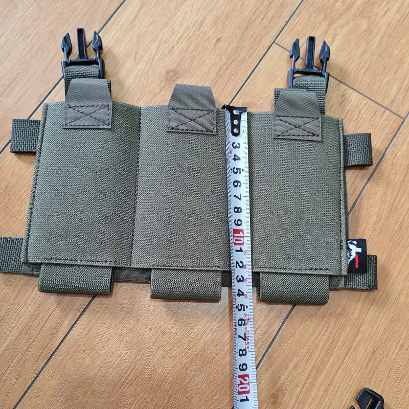 LV119 FCPC chaleco táctico frontal elástico triple bolsillos cargador - imagen 5