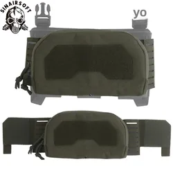 Placa táctica estilo Agilit, bolsa administradora de 2a capa para bolsa Triple Mag de calibre múltiple, chaleco compacto frontal, accesorio portador de placa