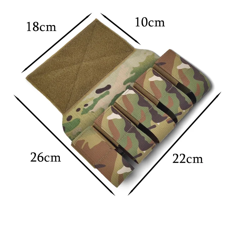 Bolsa colgante táctica para plataforma de pecho D3CRM MK3 MK4, bolsa para revistas, chaleco Multicam, Mini bolsa de granada Abdominal - imagen 3