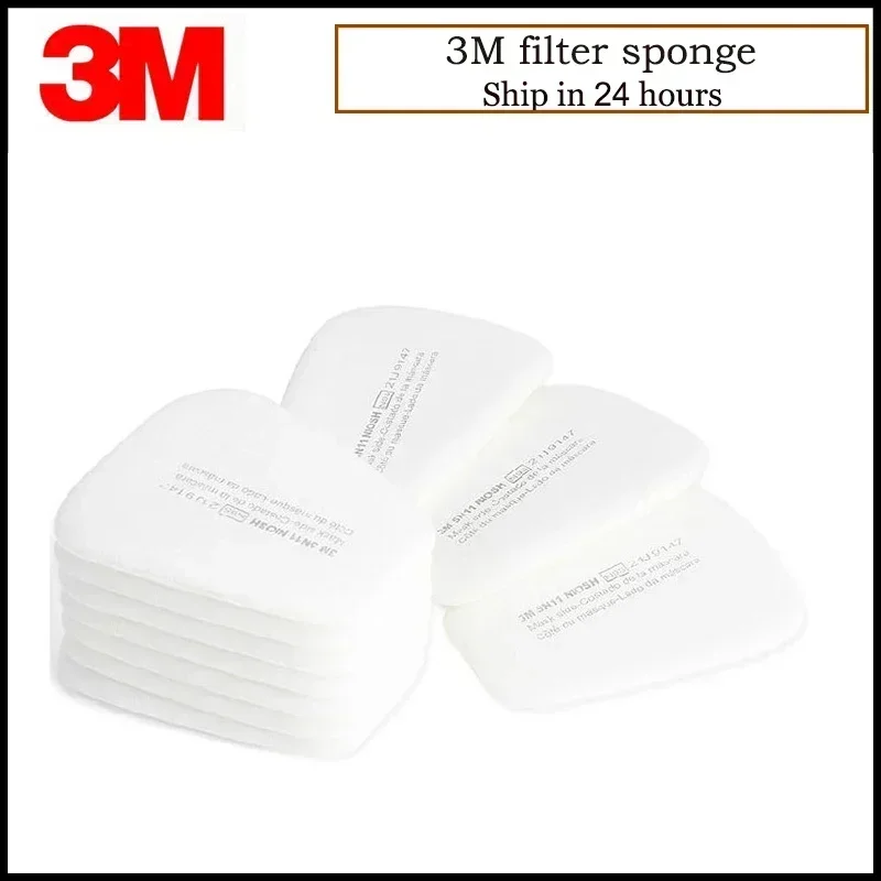 Filtros de algodón para máscara antigás y polvo, reemplazables - imagen 2