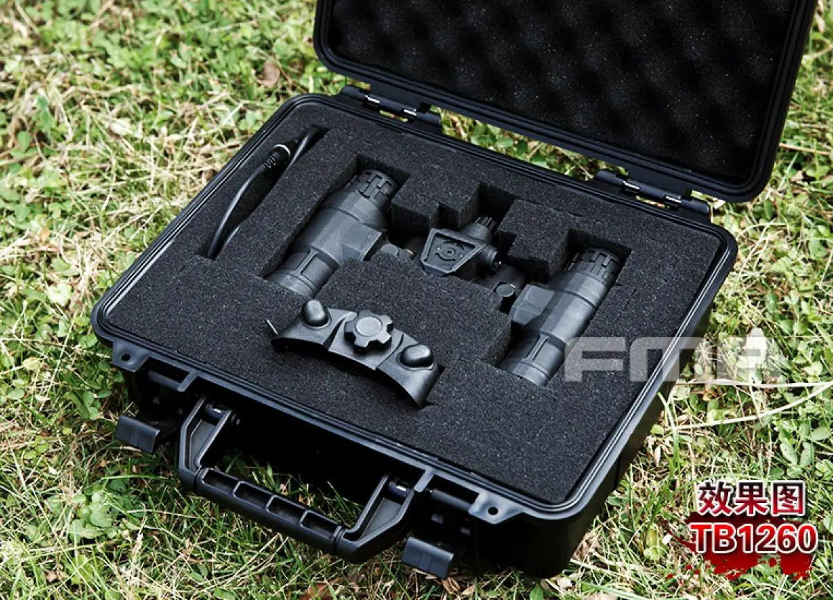 FMA-estuche táctico de plástico rojo para exteriores, caja de almacenamiento dura, portátil, para viaje - imagen 5