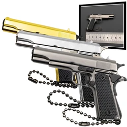 Minillavero táctico de Metal para hombre, colgante pequeño para adorno decorativo, colección de regalos, abanico del ejército, 1911