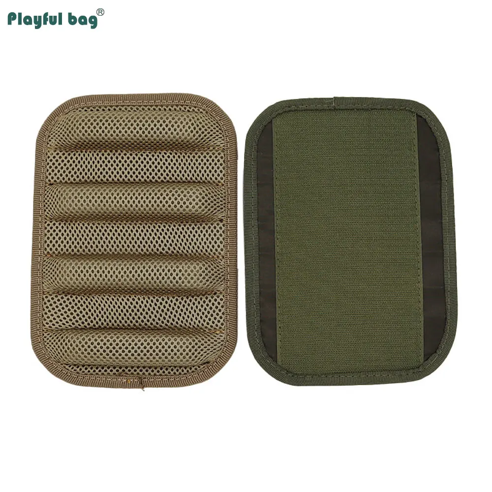 Chaleco táctico con almohadilla de malla interior, espuma EVA, cojín suave grueso, forro para mochila AQB197 - imagen 2