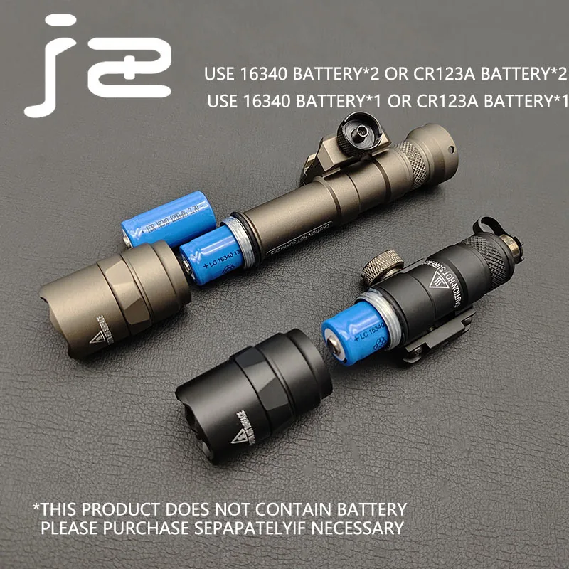 Linterna táctica de Metal SF M300B/M600B, luz de explorador con interruptor Modbutton, lámpara para arma Airsoft, Rifle de caza, ajuste táctil, riel de 20mm - imagen 5