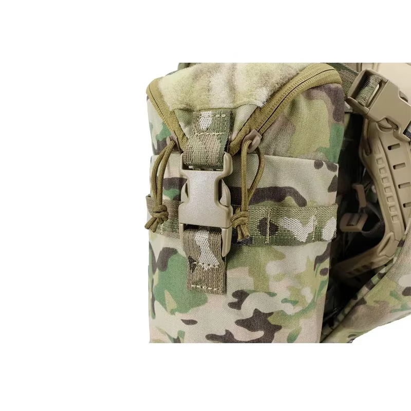 Bolsa táctica MOLLE Multicam versátil con cremallera para airsoft y caza - imagen 2