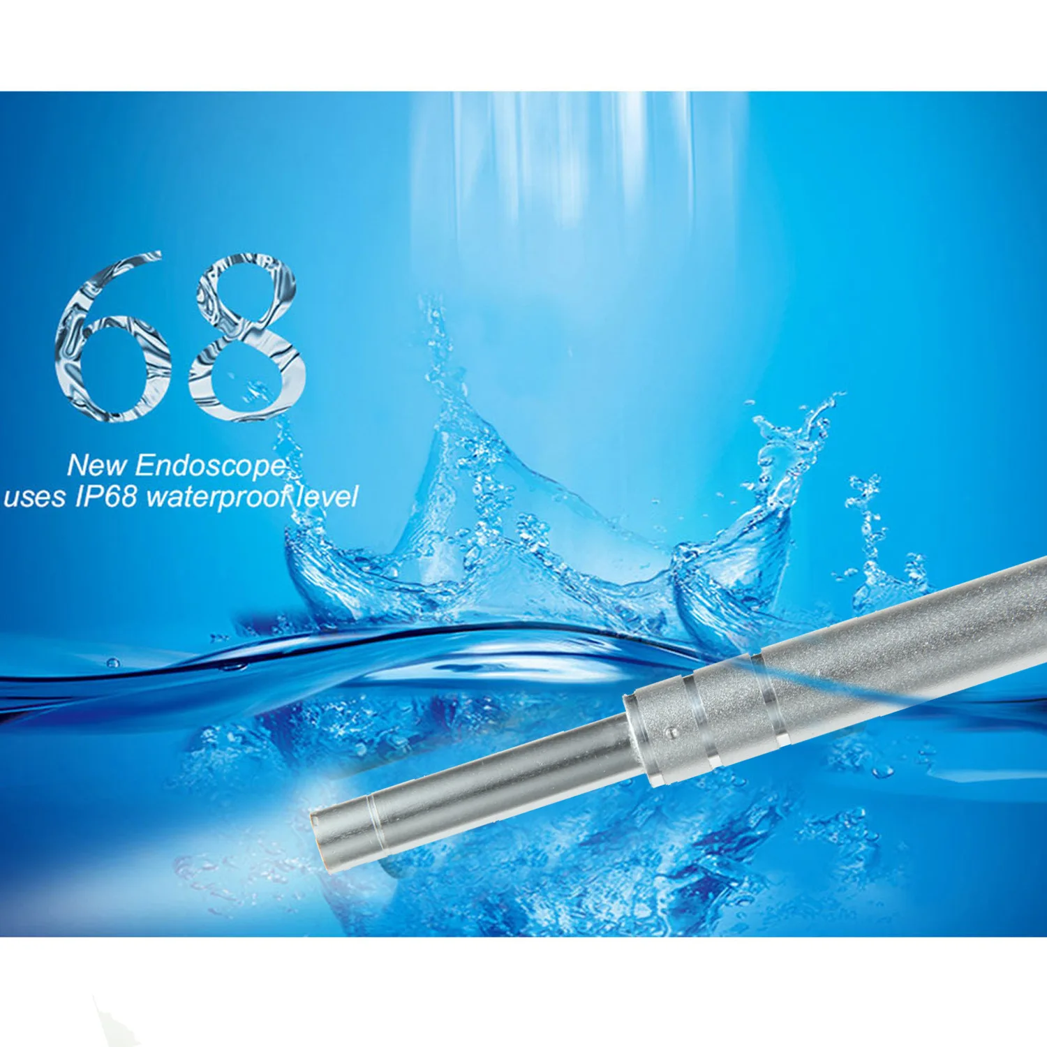 Cámara endoscópica 720P 5,5mm para Android PC tipo C 3 en 1 USB Inspetion IP67 impermeable 6 LED ajustables - imagen 4