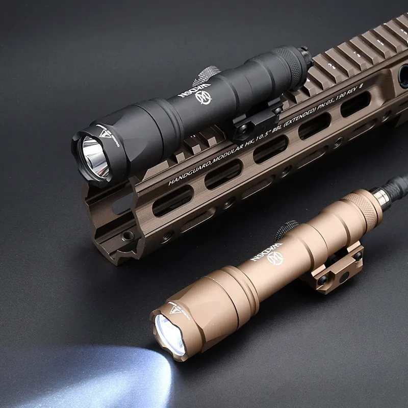 WADSN táctico M600C linterna de Metal SF M600 foco blanco Airsoft arma de caza explorador accesorio para 20MM riel Picatinny - imagen 3