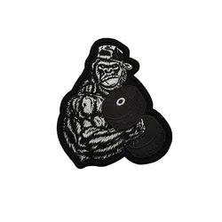 Velcros Parche de moral táctico gorila meme bordado para mochila MOLLE
