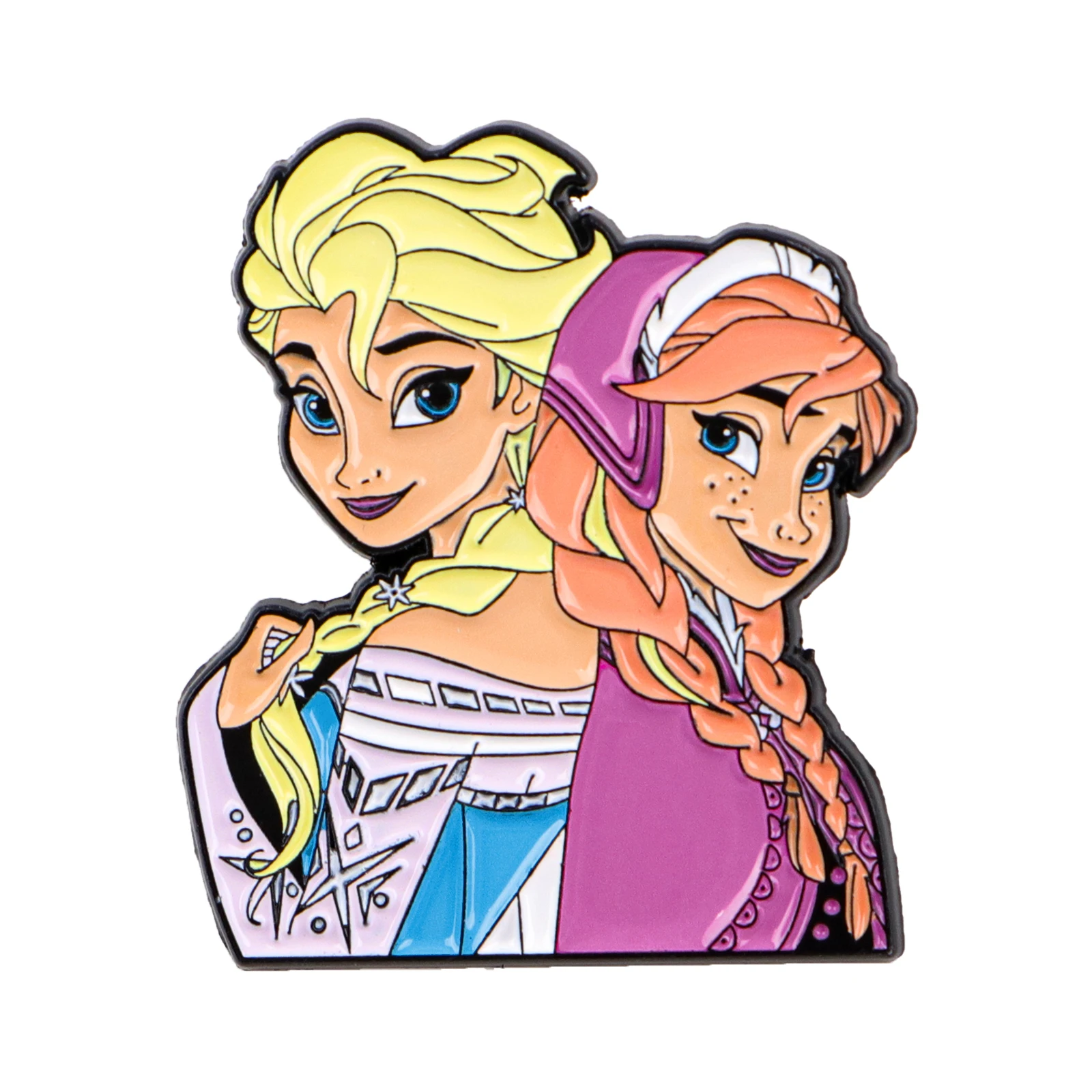 Alfileres esmaltados de princesa bonita, broche de dibujos animados de Anime, Pin de solapa de Metal, insignia, accesorios para mochila, joyería, regalo para niños - imagen 3