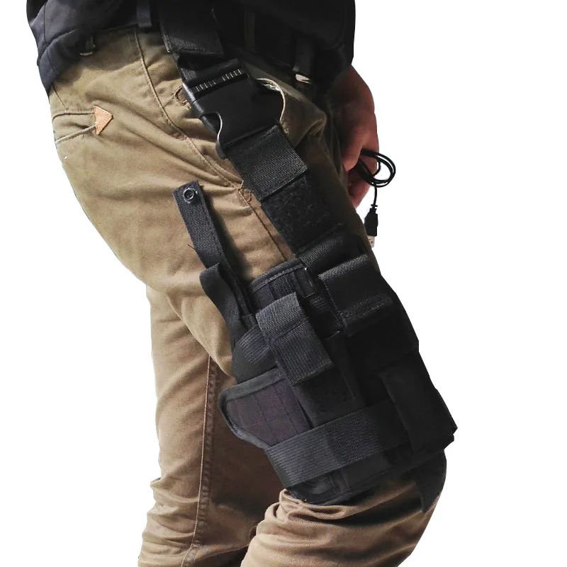 Funda de pistola de nailon Tornado, bolsa táctica de pierna caída, caza, Airsoft, militar, muslo, Glock 17, Beretta M9 - imagen 4