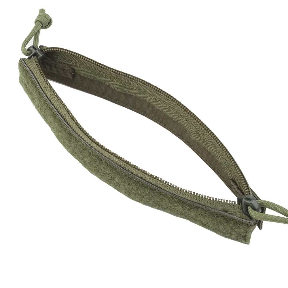 Portador de placa táctica con doble cremallera, bolsa de inserción para chaleco Crye AVS, almacenamiento, chaleco de caza Airsoft, bolsillo transferido con cremallera - imagen 3