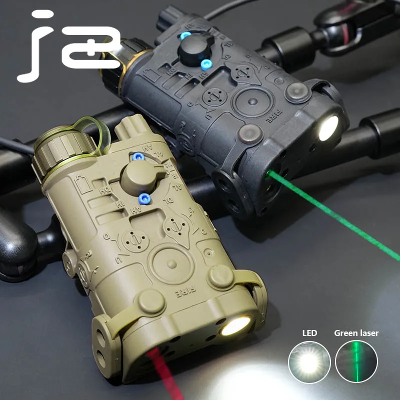 Mira puntual láser roja/verde de nailon L3-NGAL táctico + puntero IR + iluminación LED, luz para armas de caza para riel de 20mm - imagen 3