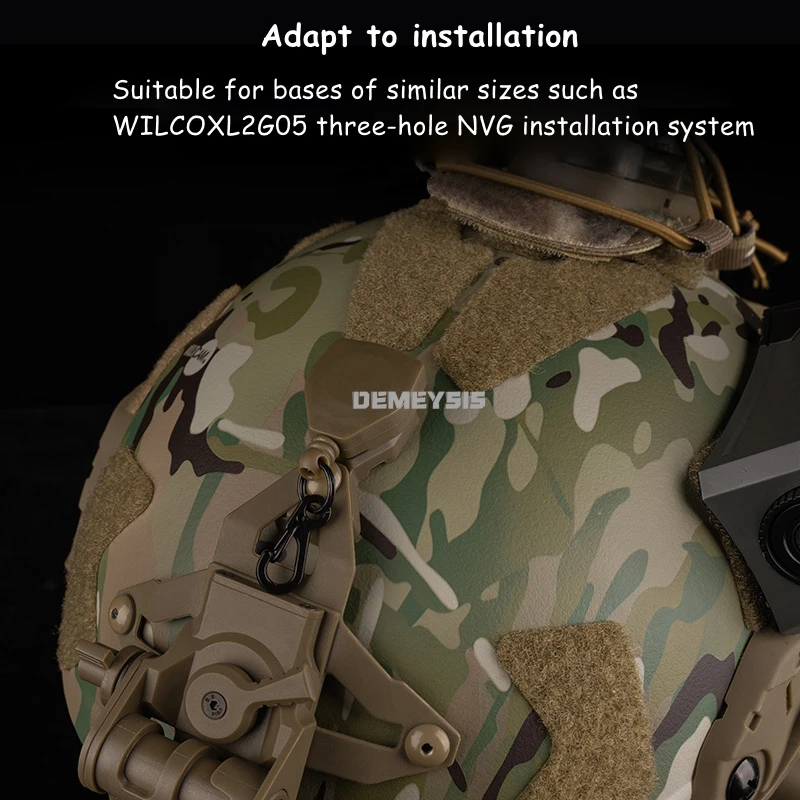 Cordón táctico para gafas de visión nocturna L4G69 NVG, cordón de montaje, Base para dispositivo de visión nocturna, cuerda antipérdida 360 °   rotación - imagen 5