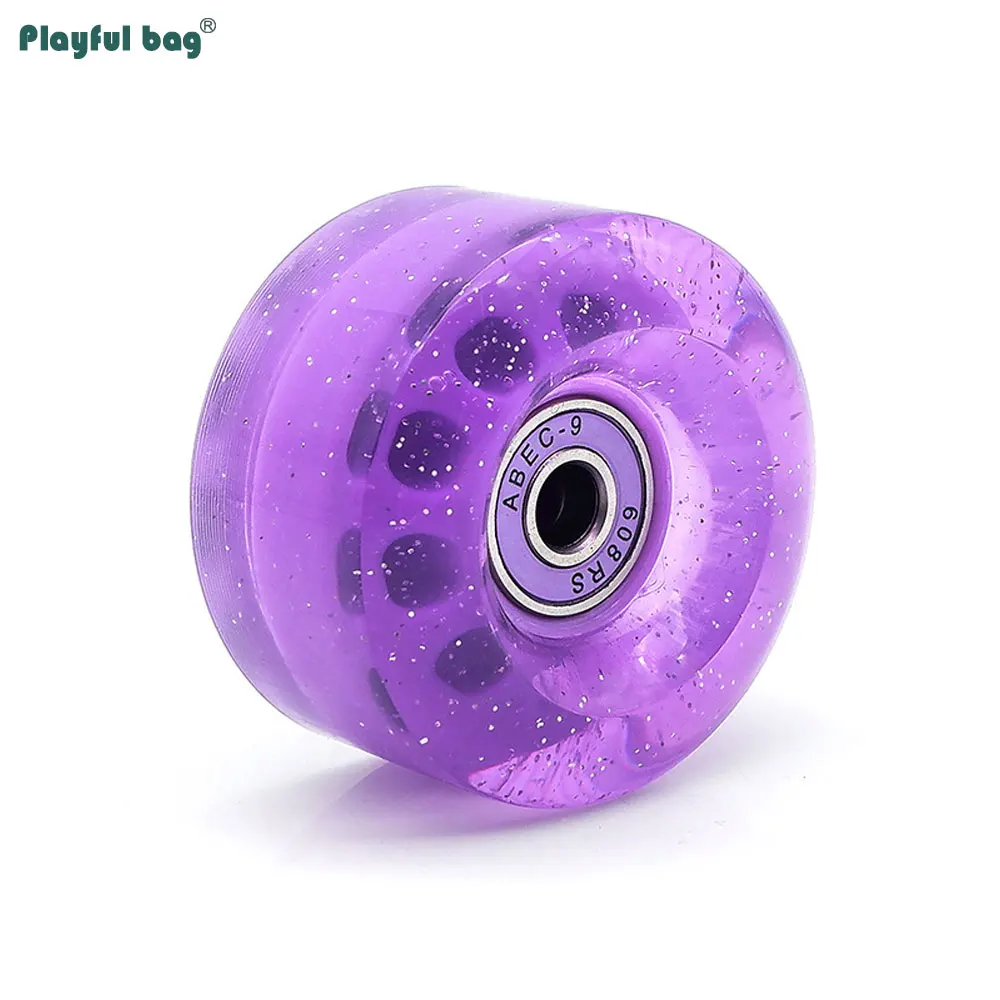 Ruedas de patines de doble fila, accesorio de rueda de repuesto para monopatín, sin Flash, 58mm x 32mm, 82A, 608RS, AMB282 - imagen 4