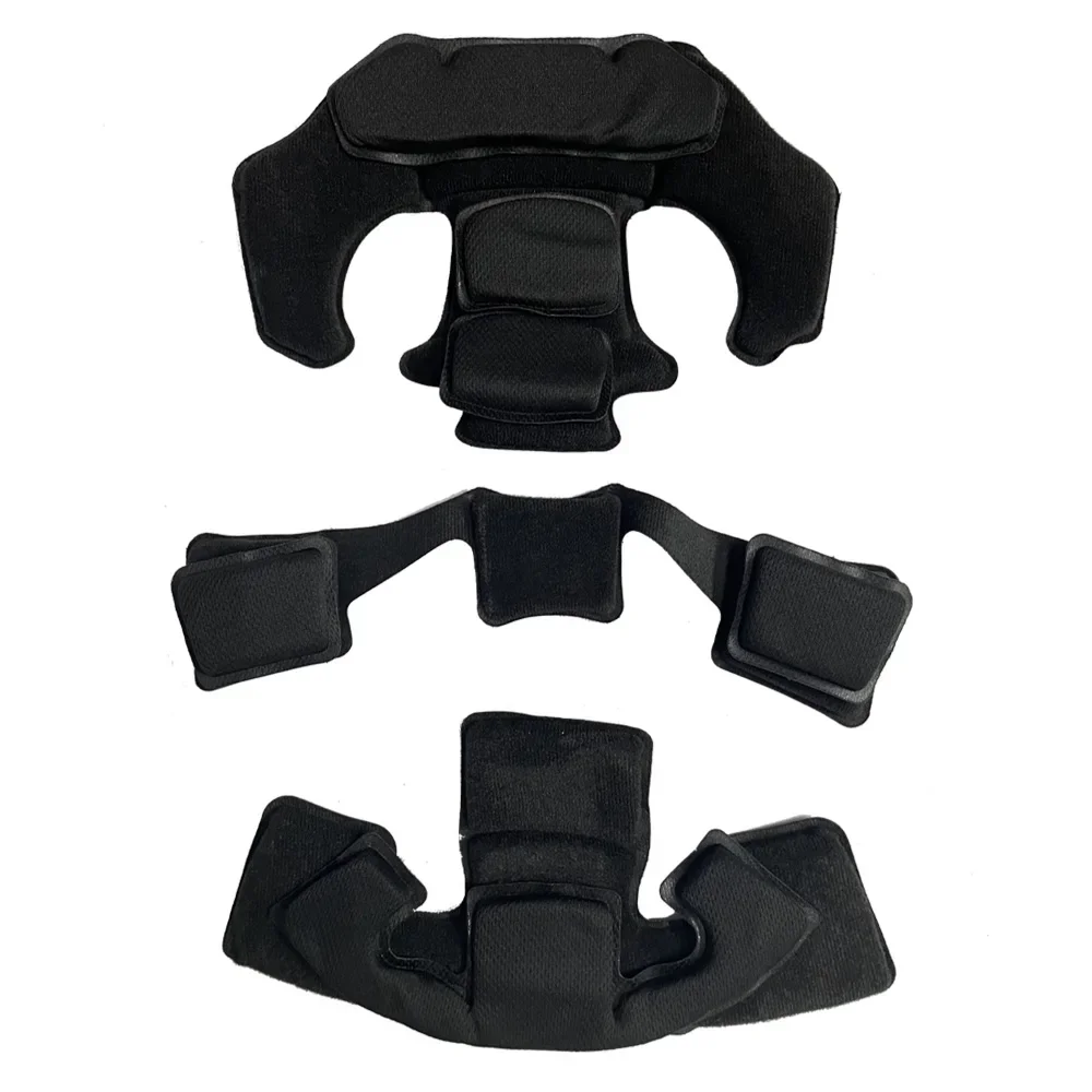 Almohadilla para casco, transpirabilidad, desmontable, cómoda, doble capa, esponja de espuma viscoelástica, absorción del sudor, almohadilla para casco de caza al aire libre - imagen 3
