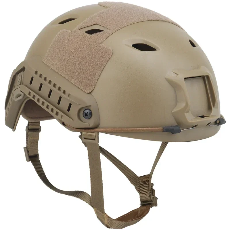 Casco táctico Universal para Airsoft, Protector de cabeza para juego de guerra CS para exteriores, tipo BJ rápido, con soporte NVG y riel - imagen 3