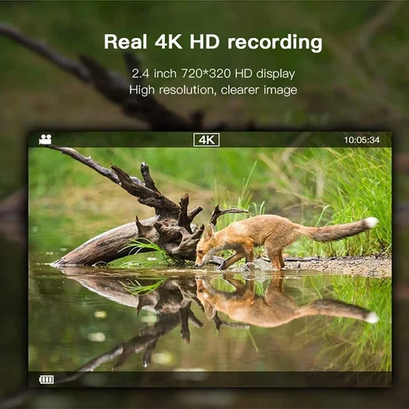 Cámara de caza H8201 de 2,4 pulgadas, 20MP, 4K, grabación HD, visión nocturna, IP66, impermeable, disparador de cámara de rastreo, seguimiento de visión nocturna, caza - imagen 4