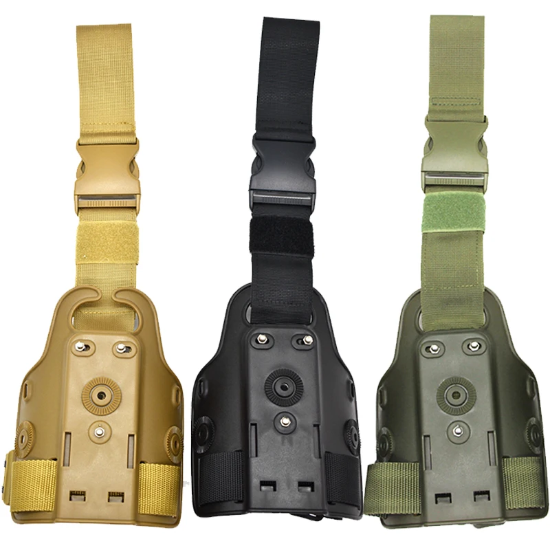 Funda para pistola táctica, plataforma, adaptador de funda para pistola con pierna caída para GL 17 19 M9 1911 P226, accesorios de caza con pierna caída - imagen 5