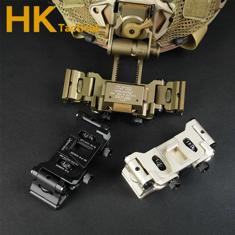 Casco táctico MUM-14 NVG Mount SM-5 sistema de puente Binocular de Metal soporte para casco para gafas de visión nocturna L4G24 soporte Modular - imagen 4